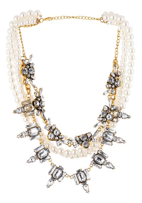 Pearl Finesse Statement Necklace