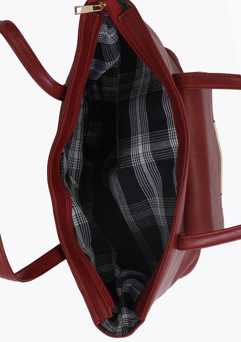 Buy FabAlley Peach Coloured Leather Shoulder Bag - Handbags for Women  1299087 | Myntra