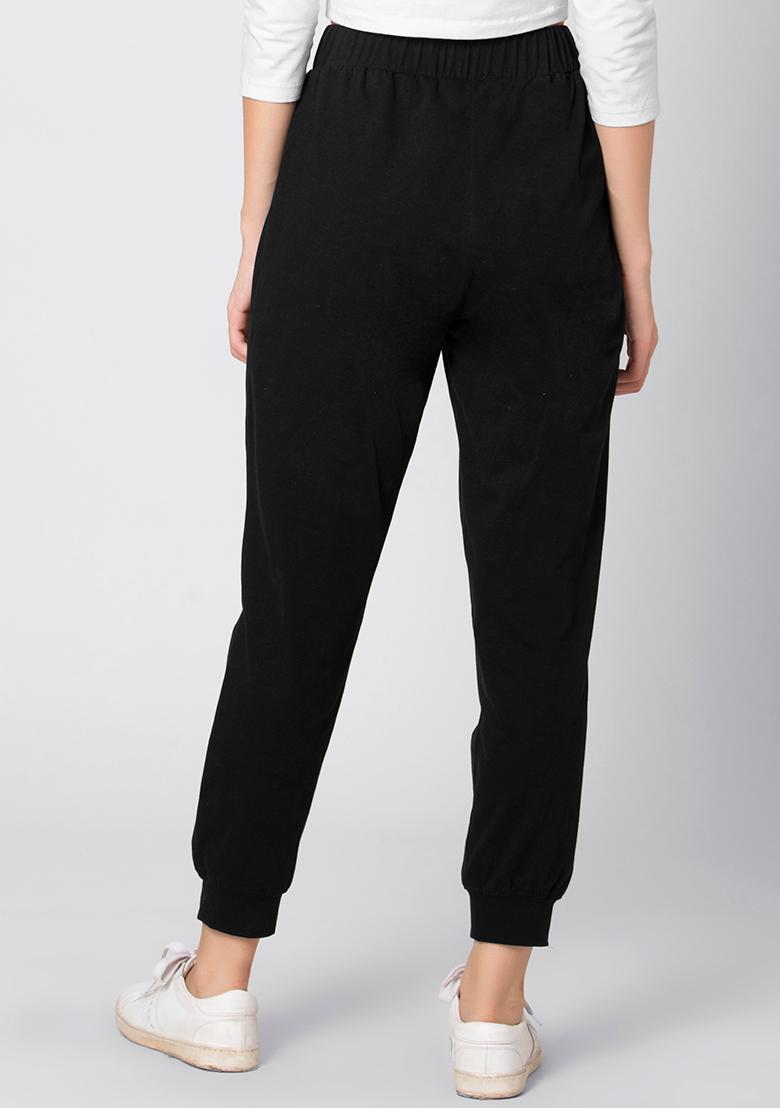 Buy Slim Fit Joggers with Drawstring Waist Online at Best Prices in India -  JioMart.