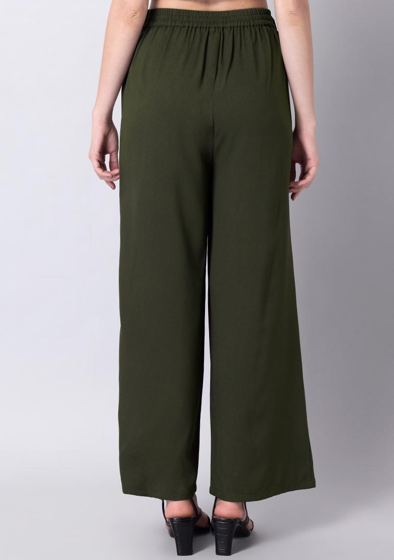 Wide Legged Pants - Buy Women & Girls Wide Legged Pants Online in India -  FabAlley