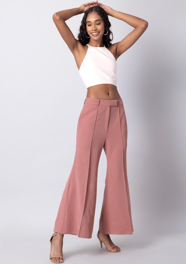 SCUBE DESIGNS Regular Fit Women Pink Trousers  Buy SCUBE DESIGNS Regular  Fit Women Pink Trousers Online at Best Prices in India  Flipkartcom
