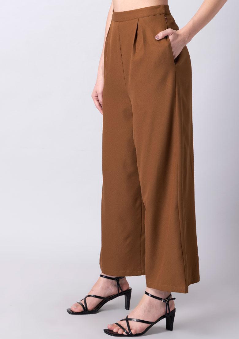 Lyna Wide Leg Trouser Pants  Shop American Threads Womens Trendy Online  Boutique  americanthreads