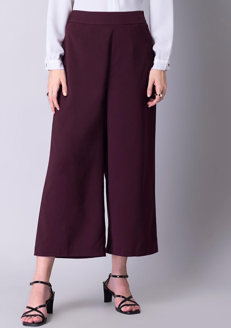 Plus Size Black High Waist Pants Online in India | Amydus
