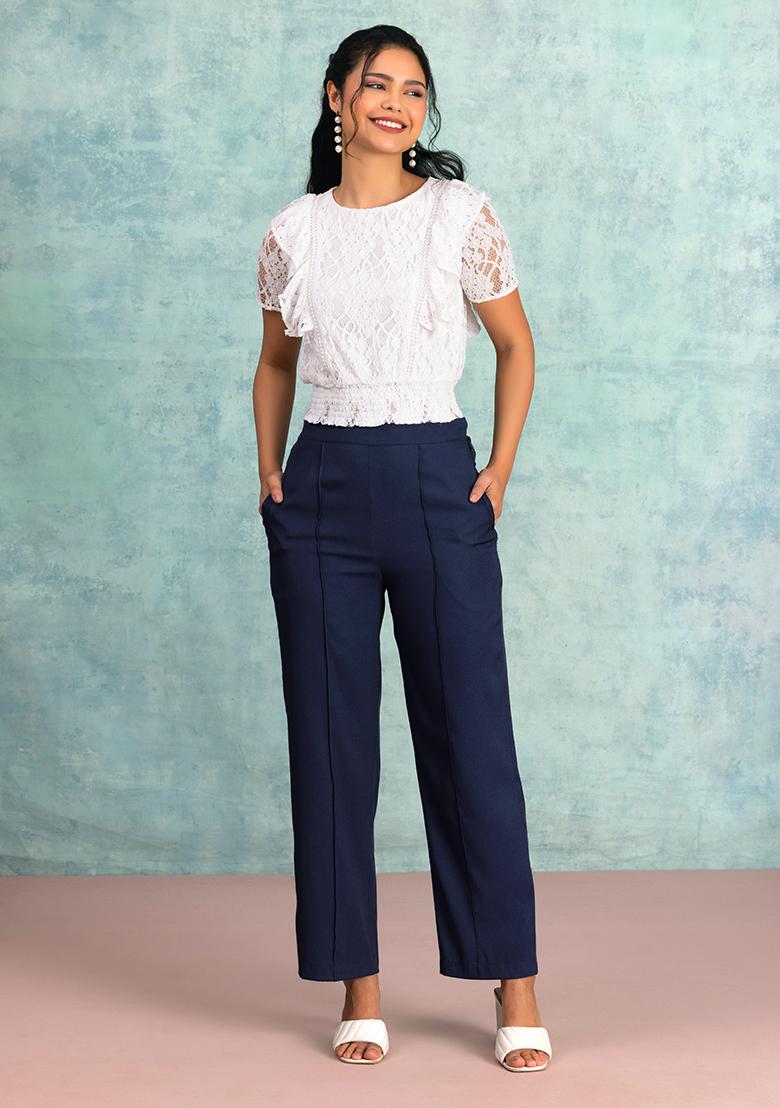 Blue jeans Single-colour skinny-fit trousers - Buy Online | Terranova