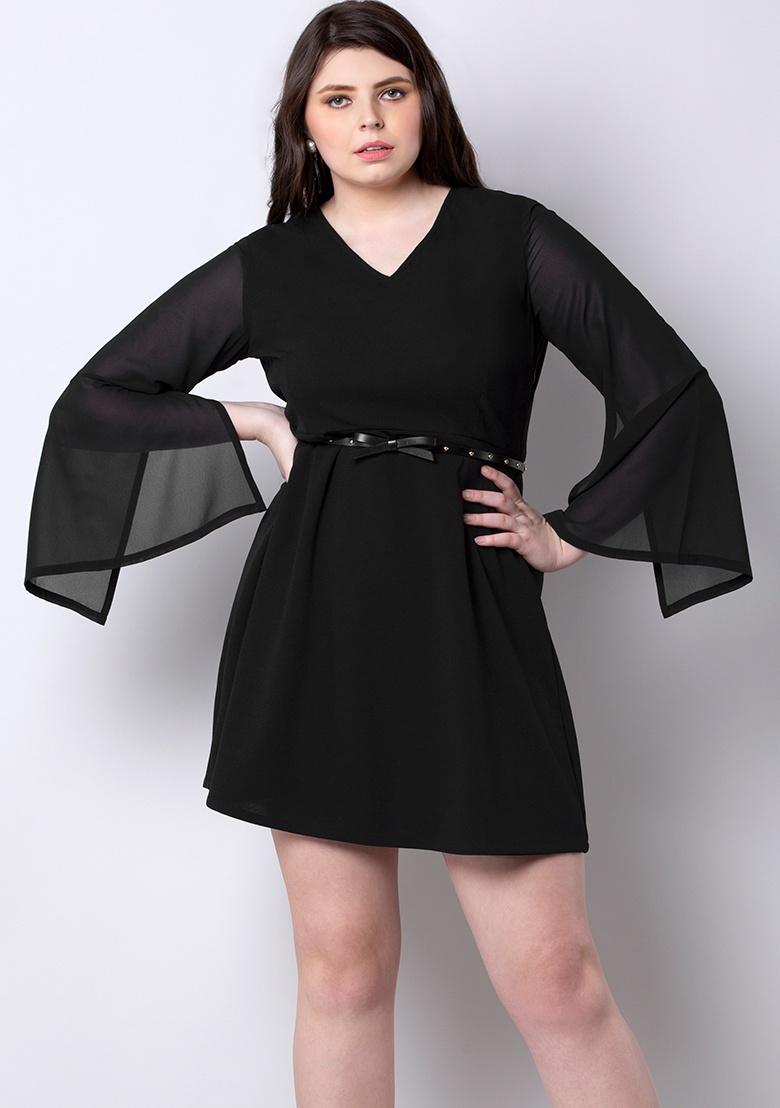 next black skater dress