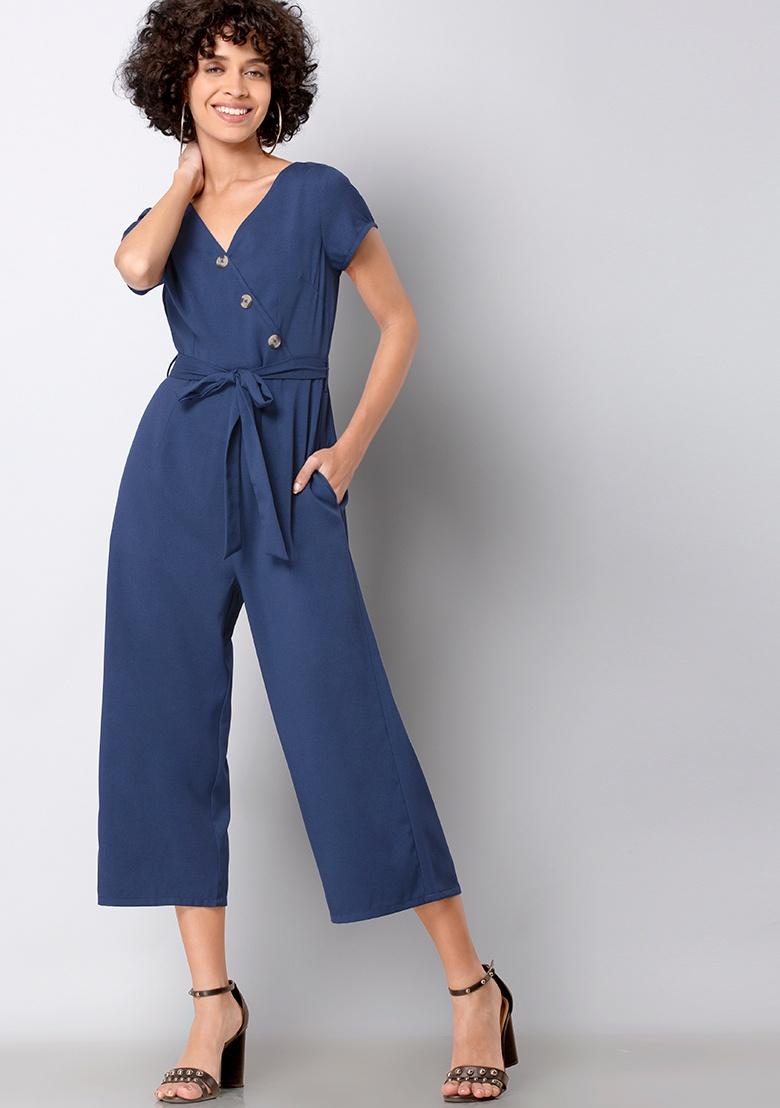 slate blue jumpsuit