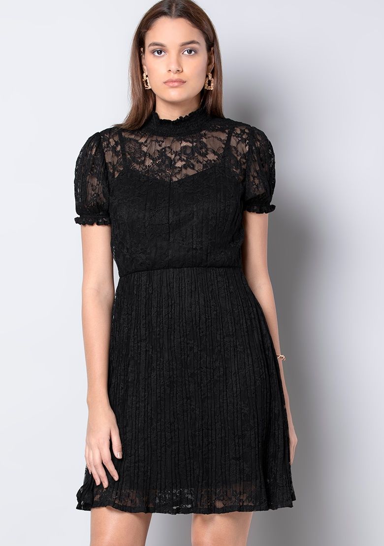 next black lace dress