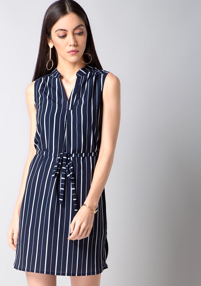 fablestreet dresses buy fablestreet maroon vertical striped shift dress online nykaa fashion on vertical striped dress online india