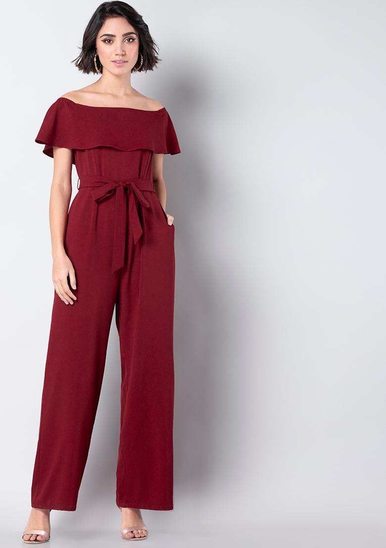 warehouse bardot jumpsuit