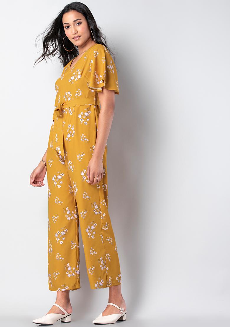 Buy Yellow Jumpsuits Playsuits for Women by Indya Online  Ajiocom