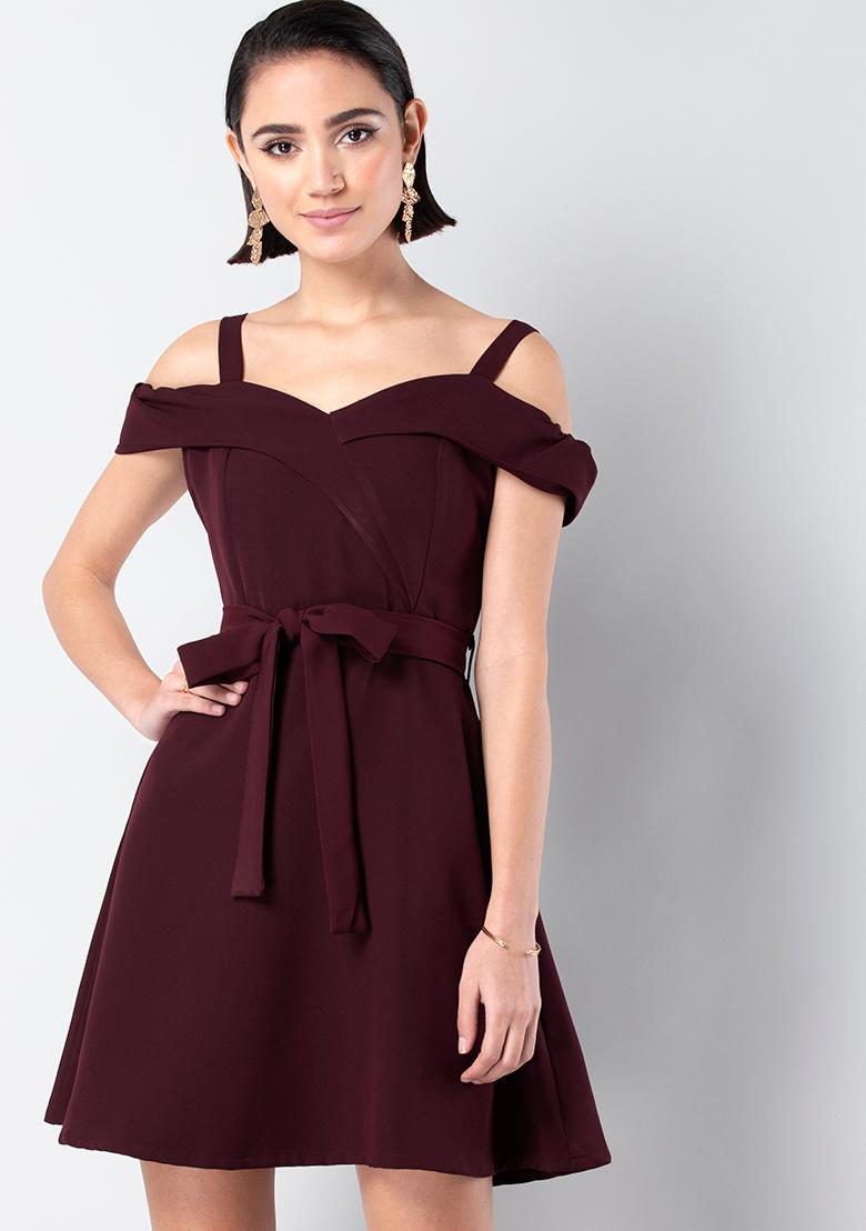 elegant cold shoulder dresses