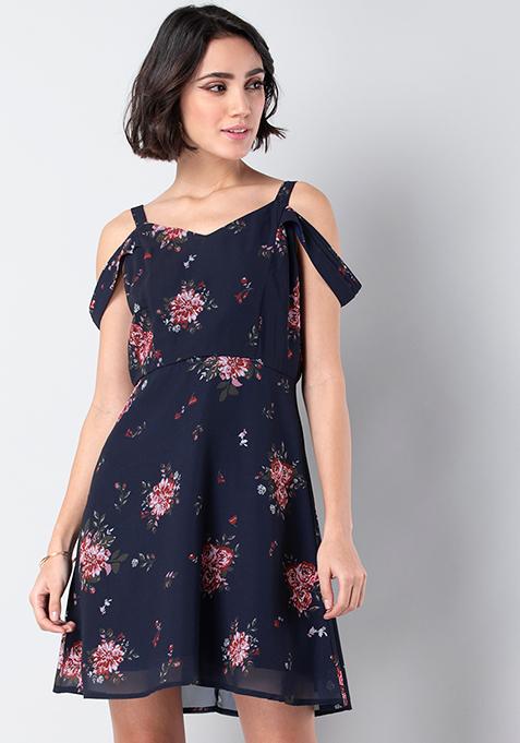 cold shoulder dress long