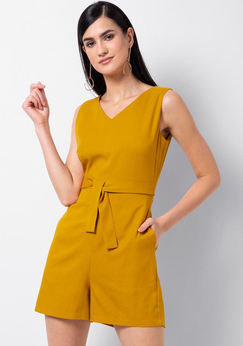 mustard playsuit