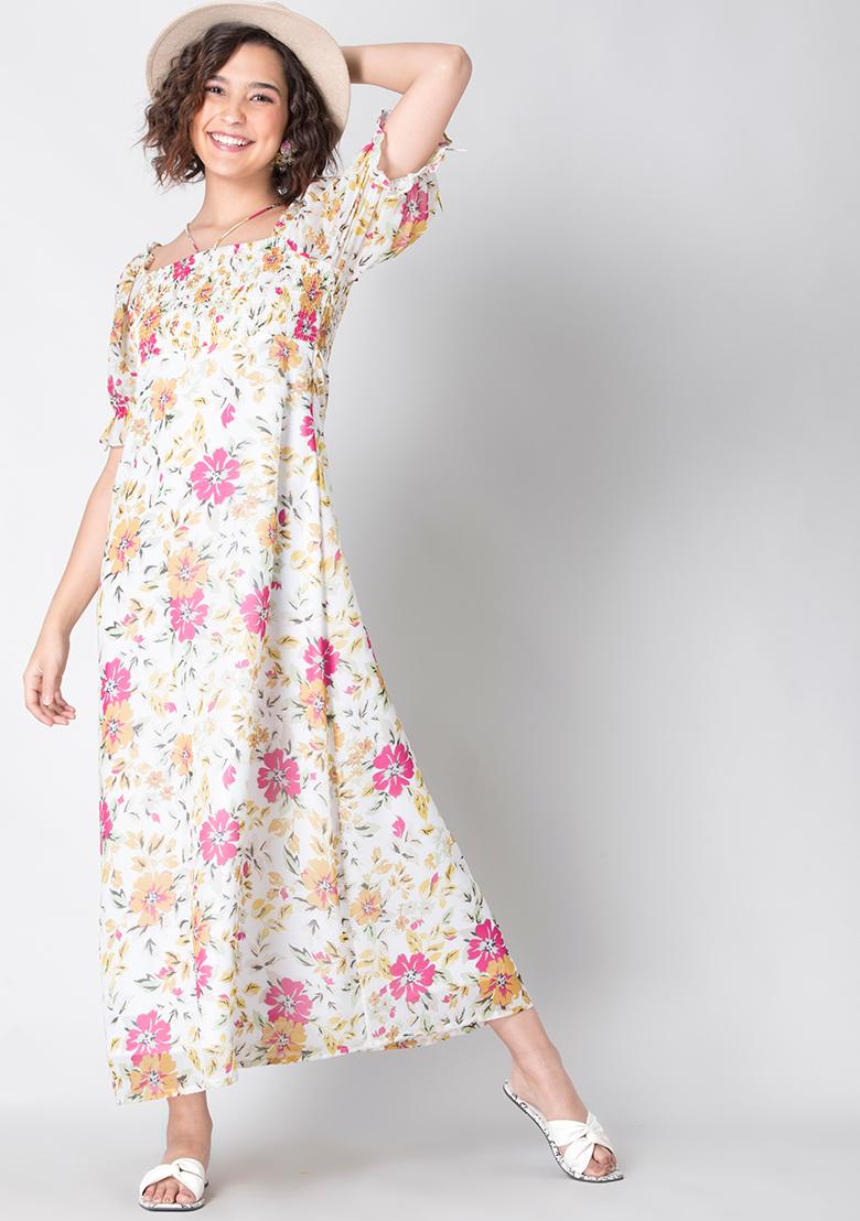 True Beauty White Floral Printed Cut Out Maxi Dress FINAL SALE – Pink Lily