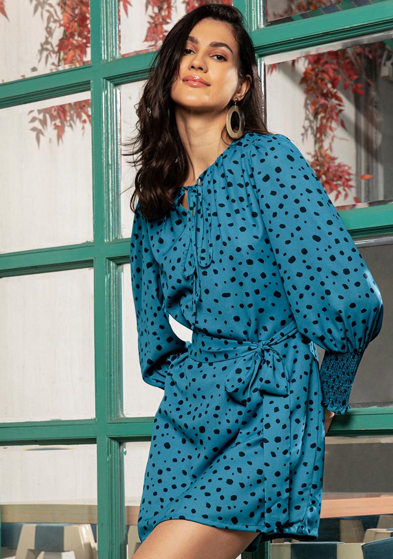 Belted Shift Dress - Shift Dresses 