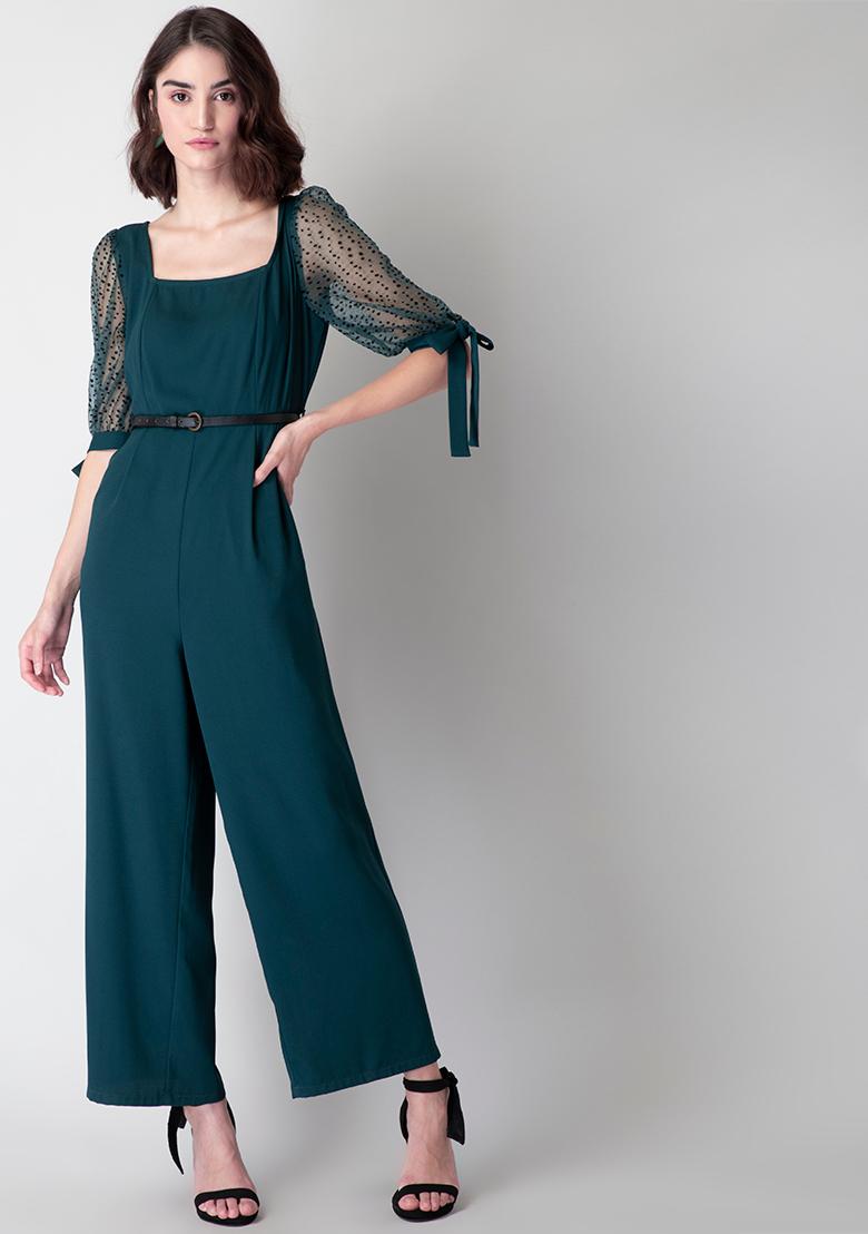 Square Neck Zip-Off Jumpsuit - Ready-to-Wear