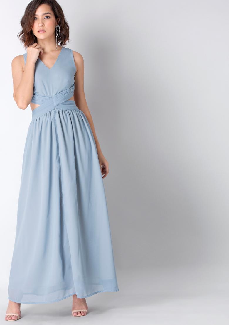 Side cut-out long dress | Collection 2023 | Subdued