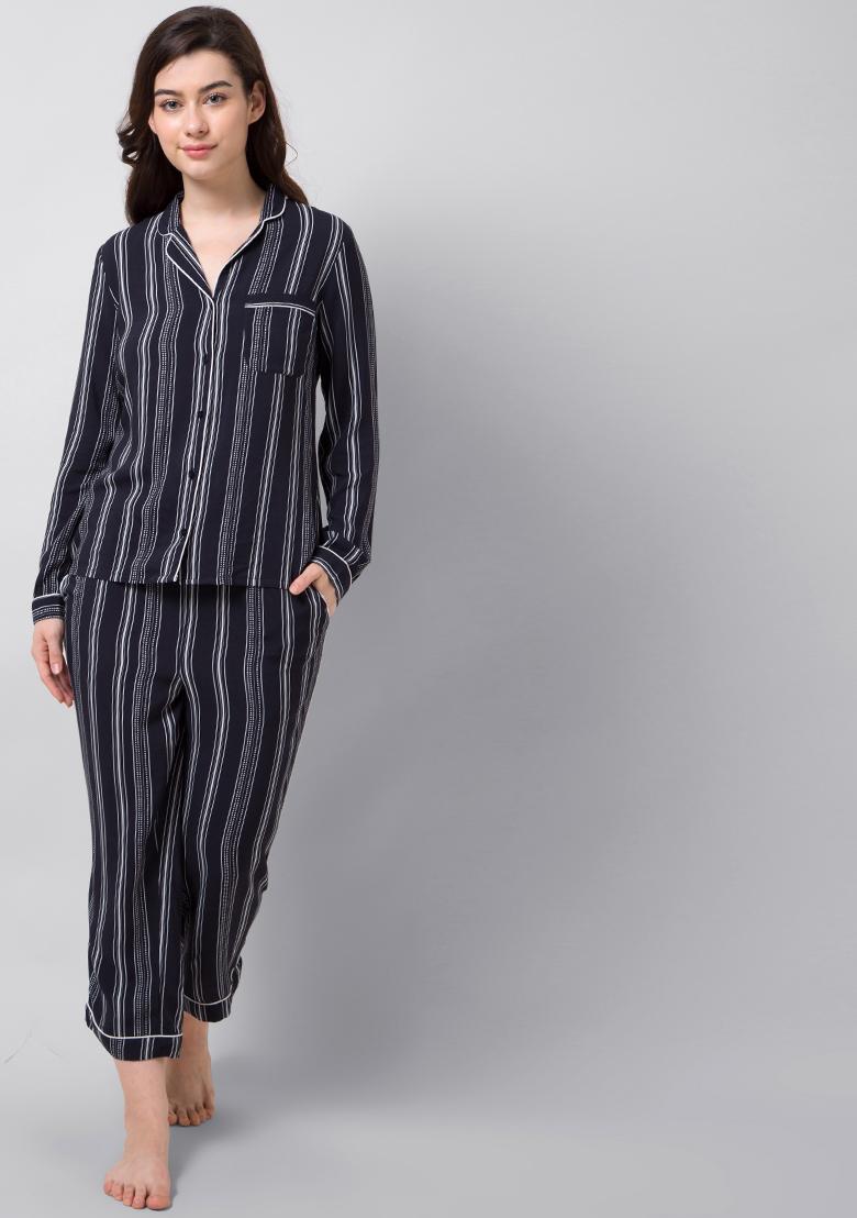 striped pyjama set