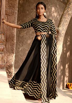 black ethnic wear