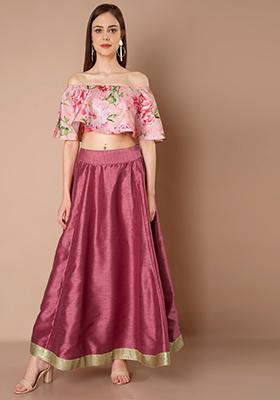 silk skirt indian
