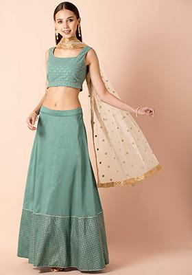 silk skirt india