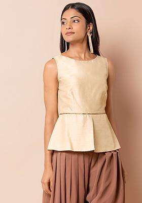 peplum top and skirt indian