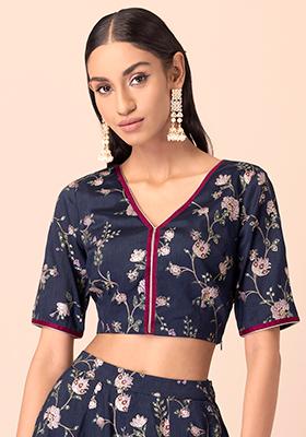 floral design crop top