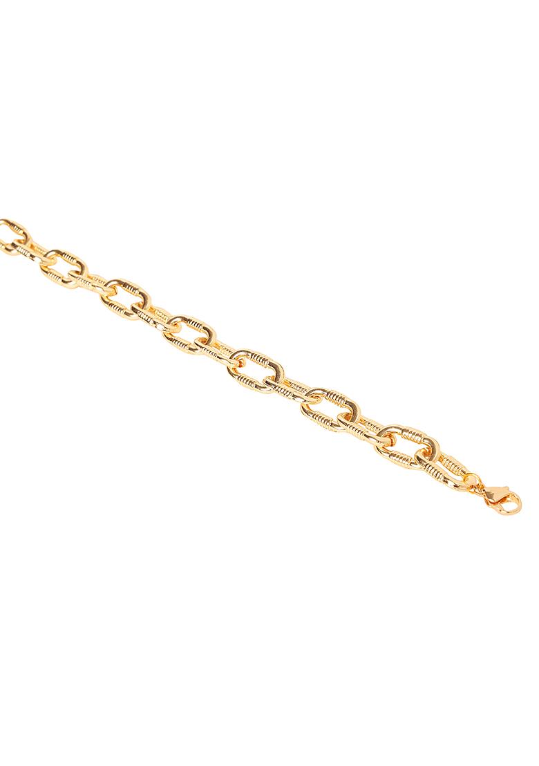 14K Yellow Gold Link Bracelet Chain Fancy: 16464200433715