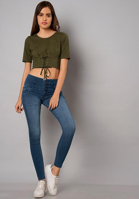 long top on jeans online
