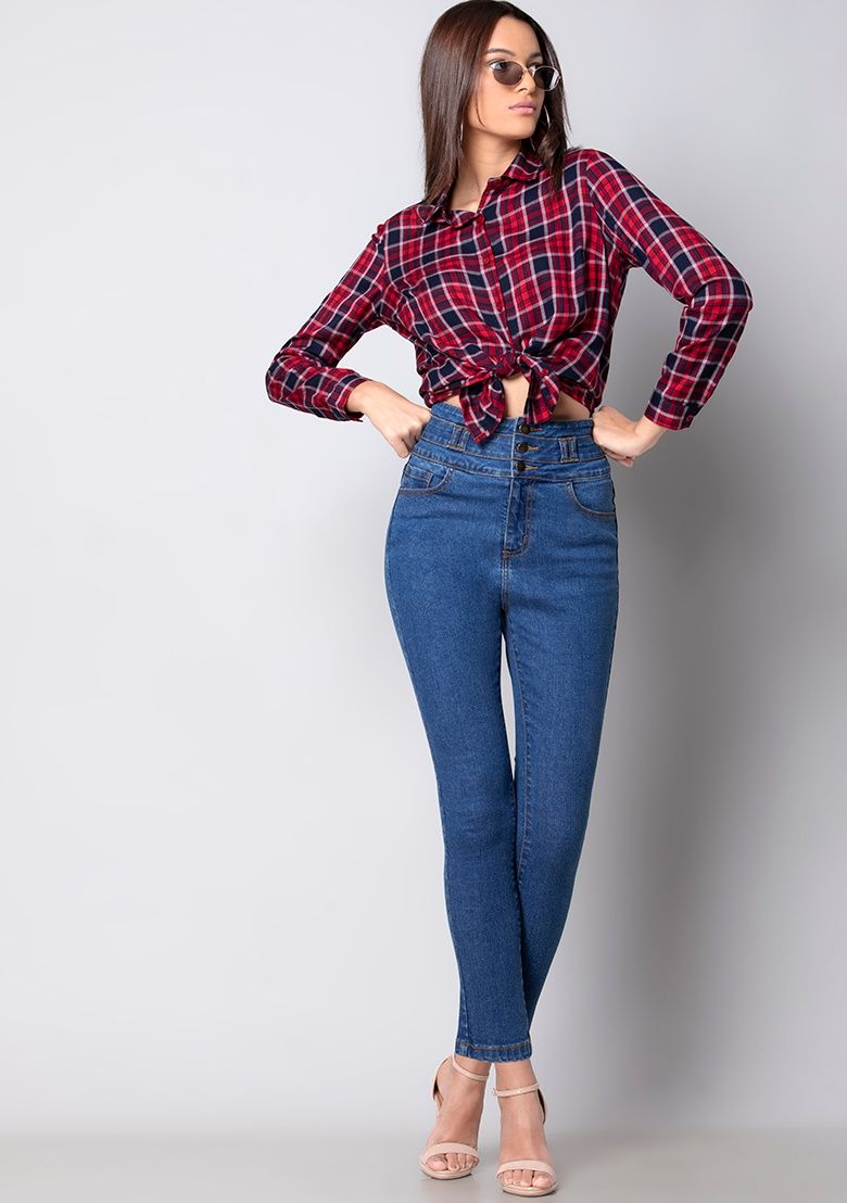 Faballey high sale waist jeans