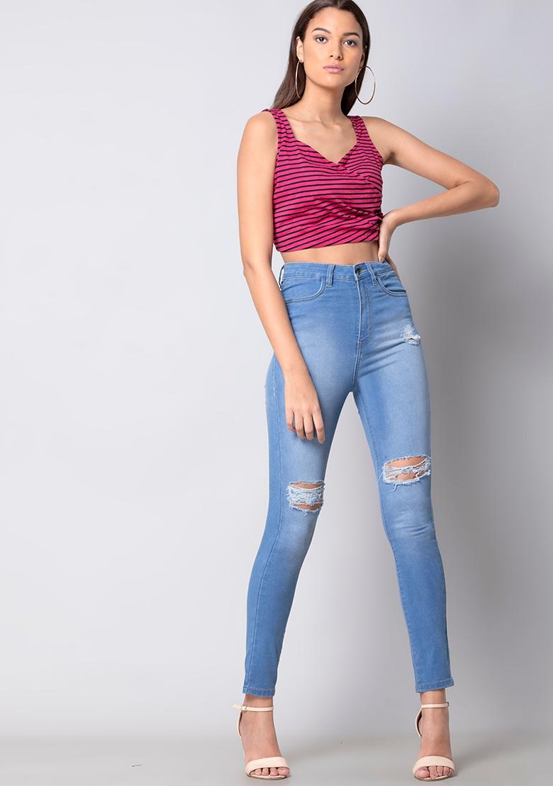 Faballey high cheap waist jeans