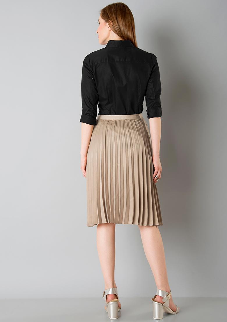 Theory Wool Blend Pleated Midi Skirt | Nordstrom