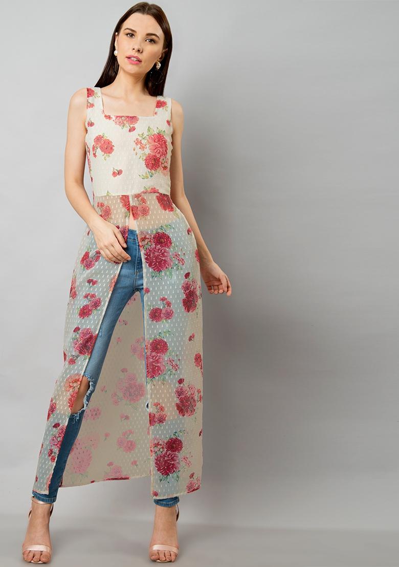 maxi tops with front slits