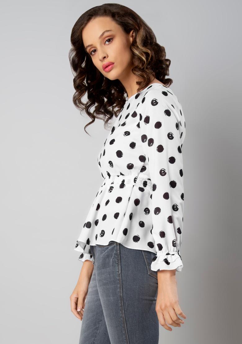 Red & White Polka Dot Blouse – ShopHouseofMo