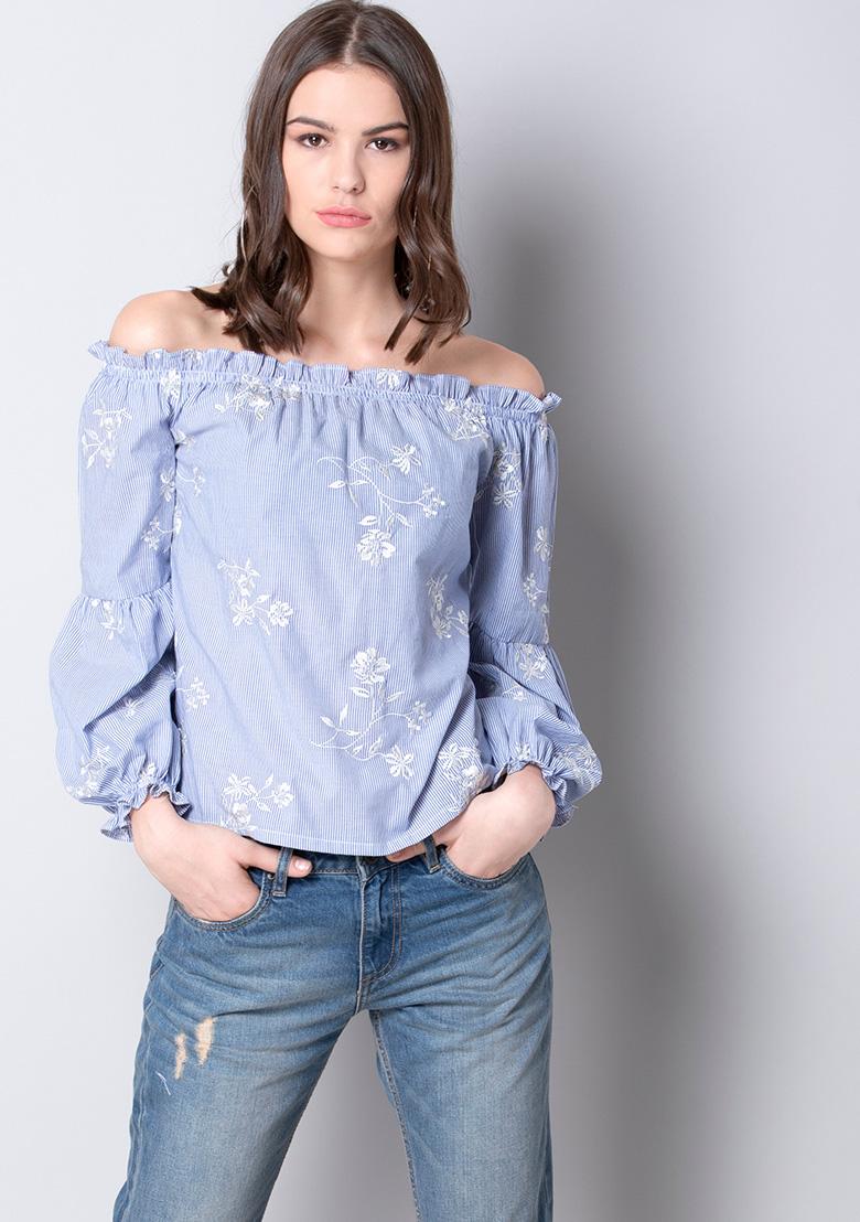 faballey off shoulder top