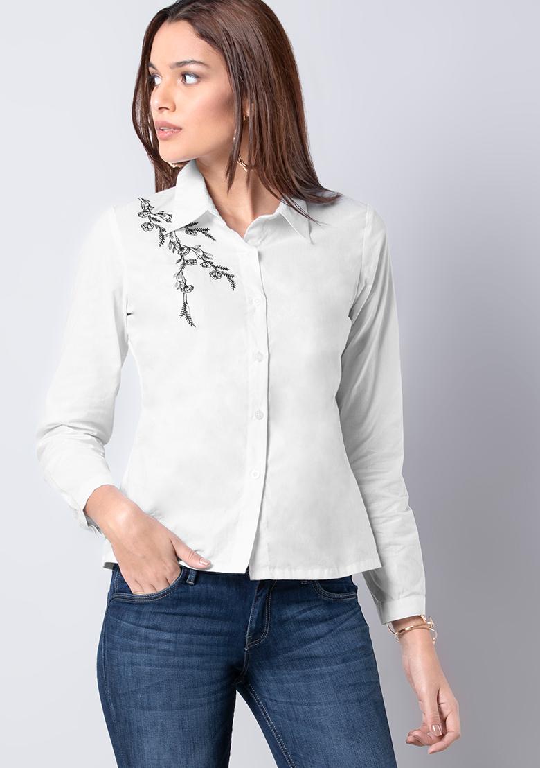 white shirt embroidery