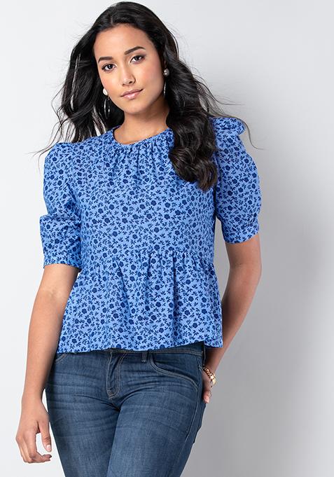 womens tops with ruffle sleeves