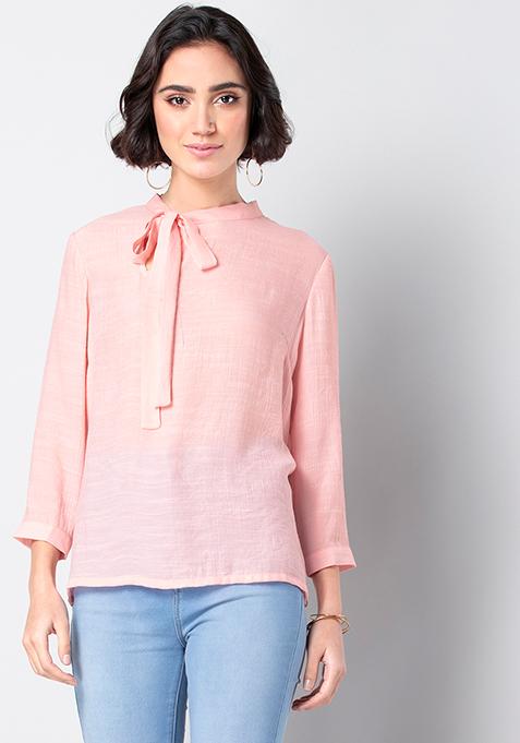 pink formal tops for ladies