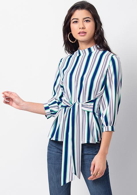 ladies striped top