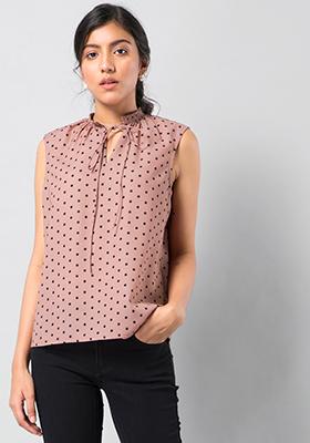 polka dots tops jabong