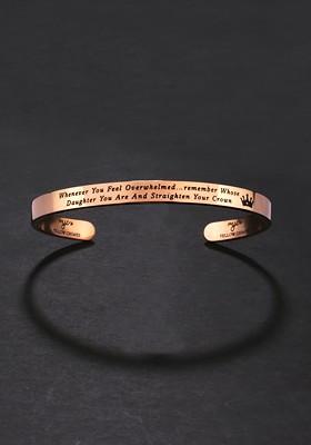 Rose Gold Plated Stainless Steel Kada Bracelet