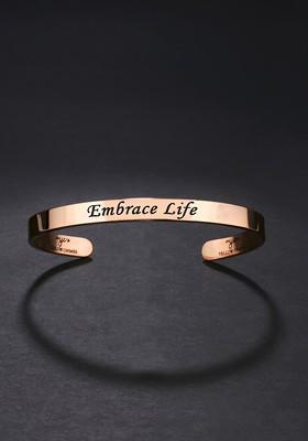  Rose Gold Plated  Stainless Steel Jada Bracelet