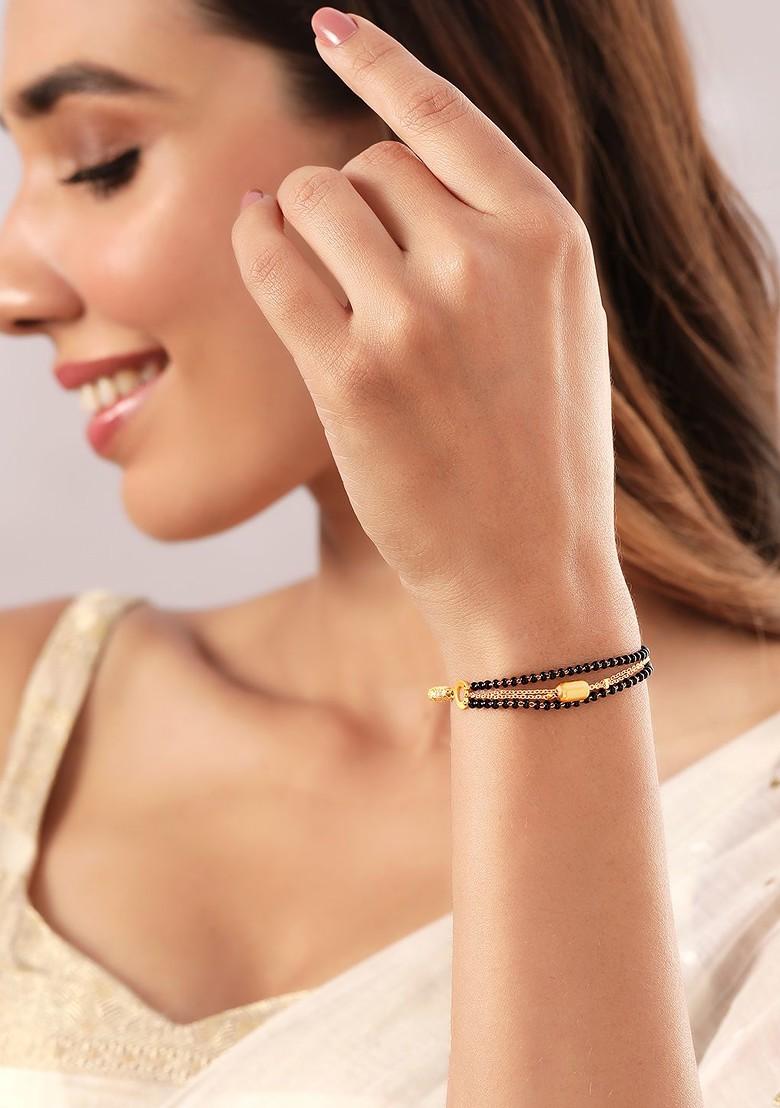 Hand Bracelet Latest Mangalsutra Bracelet Designs Newly Weds