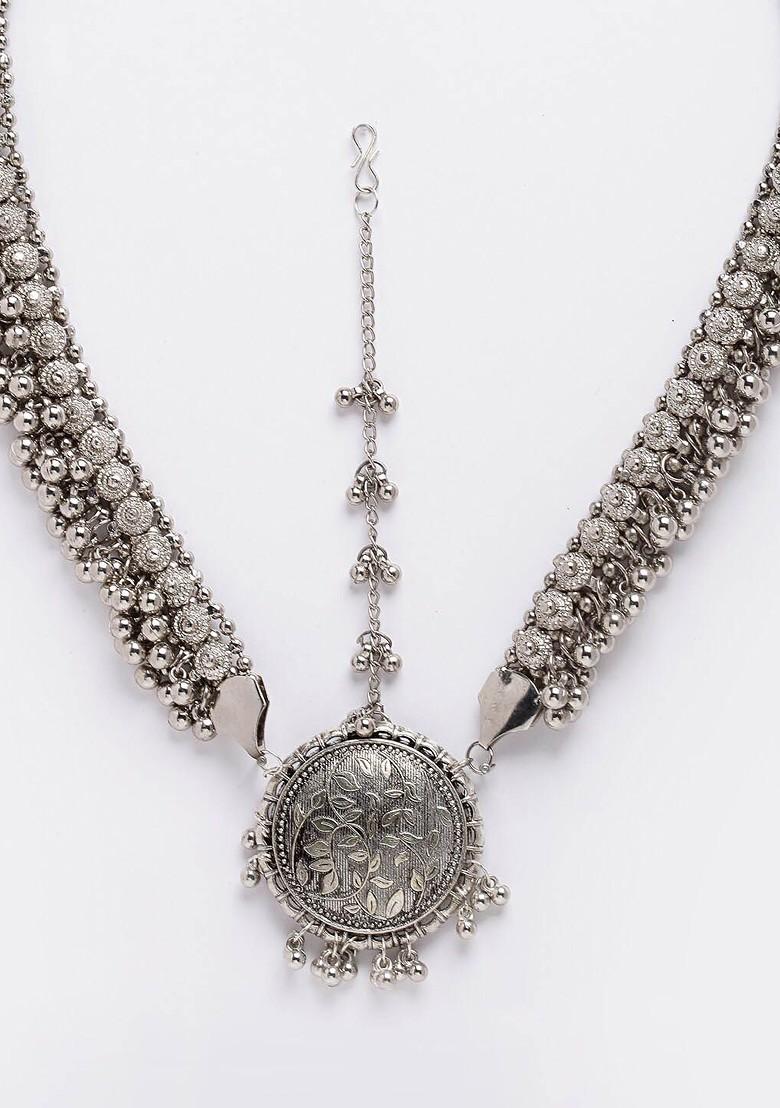 Oxidised Silver Plated Matha Patti