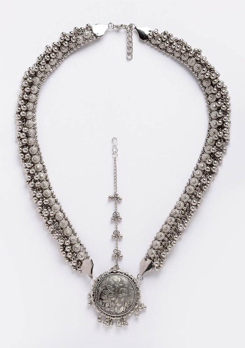 Oxidised Silver Plated Matha Patti