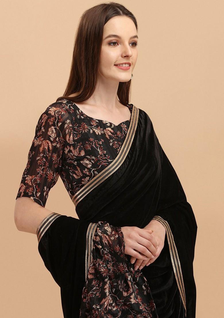 DESIGN NO- 1223 BY PRANAUTHI IKKAT PRINT FOIL WORK GOTTA