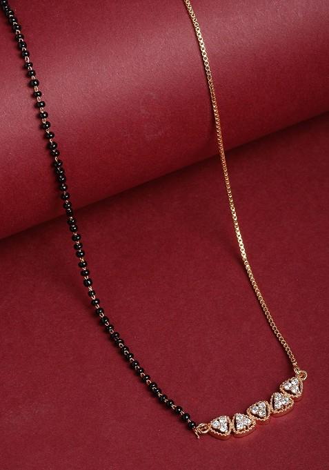 Gold Plated Studded Mangalsutra