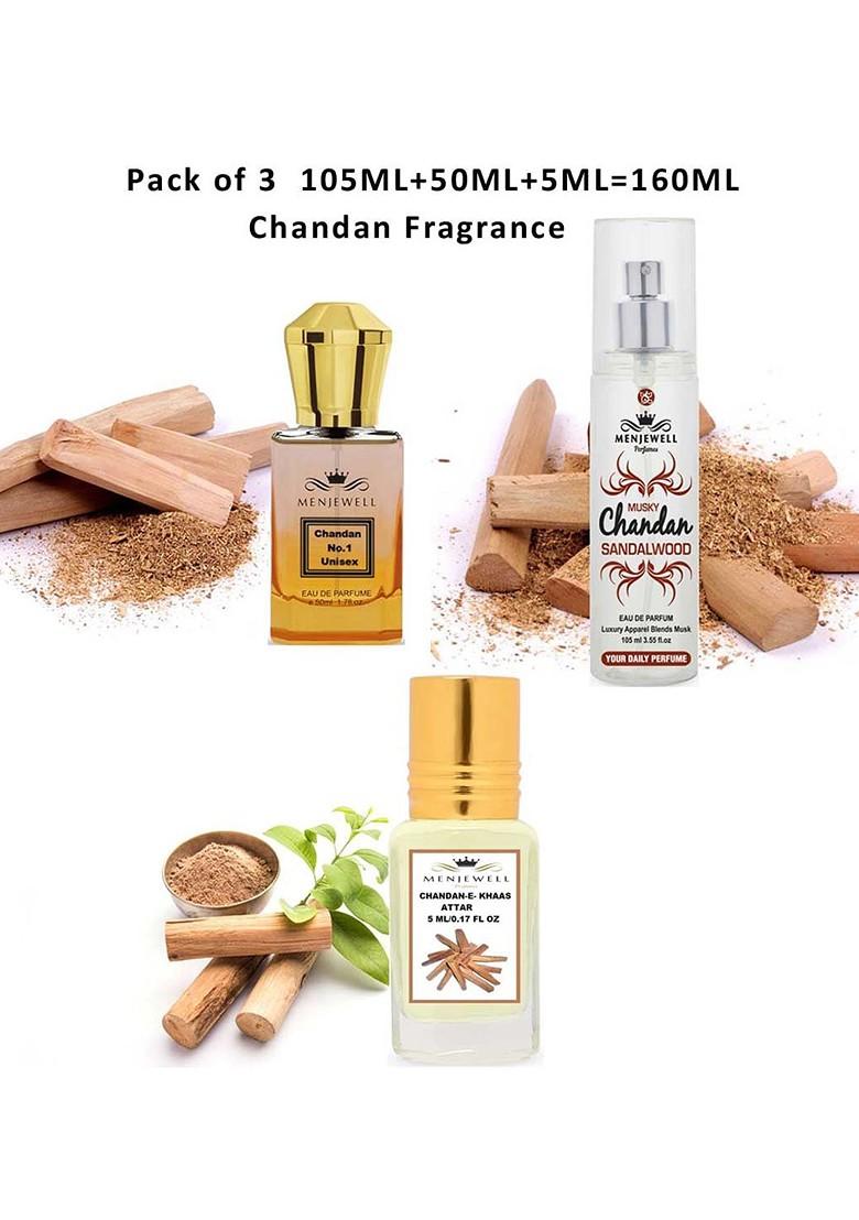 Buy Women Menjewell Pack Of Medium Woody Fragrance Perfume