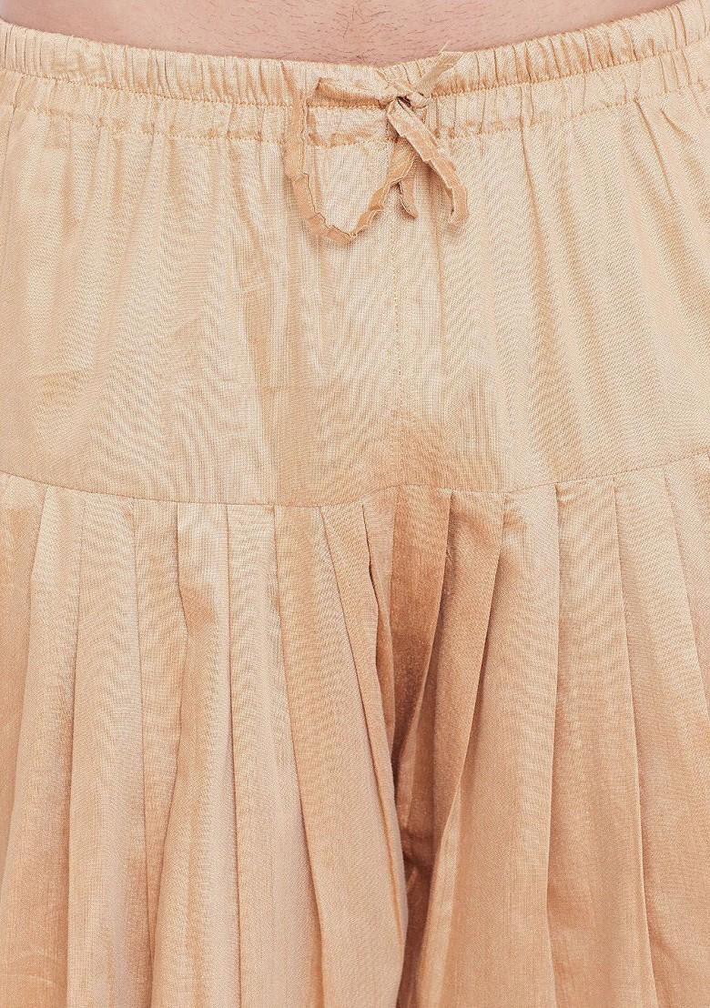 Men Navy Blue And Rose Golden Indo Western Sherwani Set