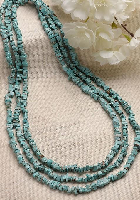 Turquoise Blue Layered Necklace